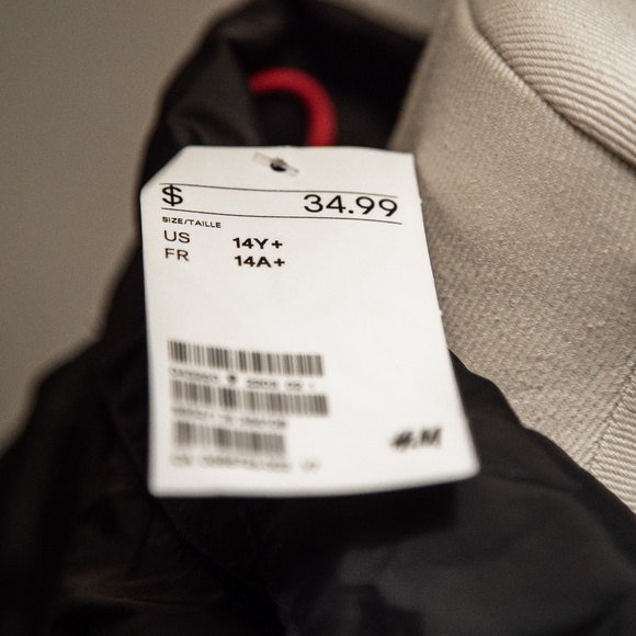 H & M BOY'S FLEECE LINED HOODED WINDBREAKER - Picture 7 of 9